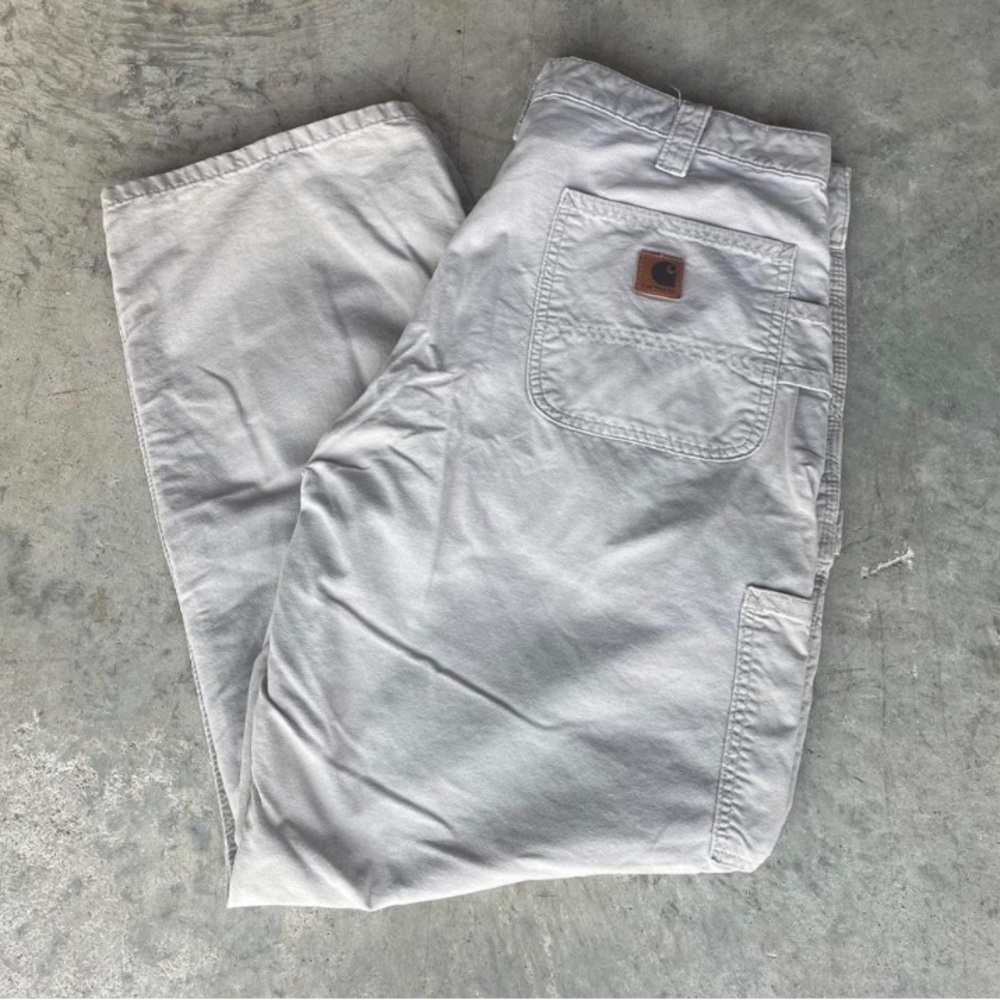 Carhartt Men's Light Gray Cargo Pants